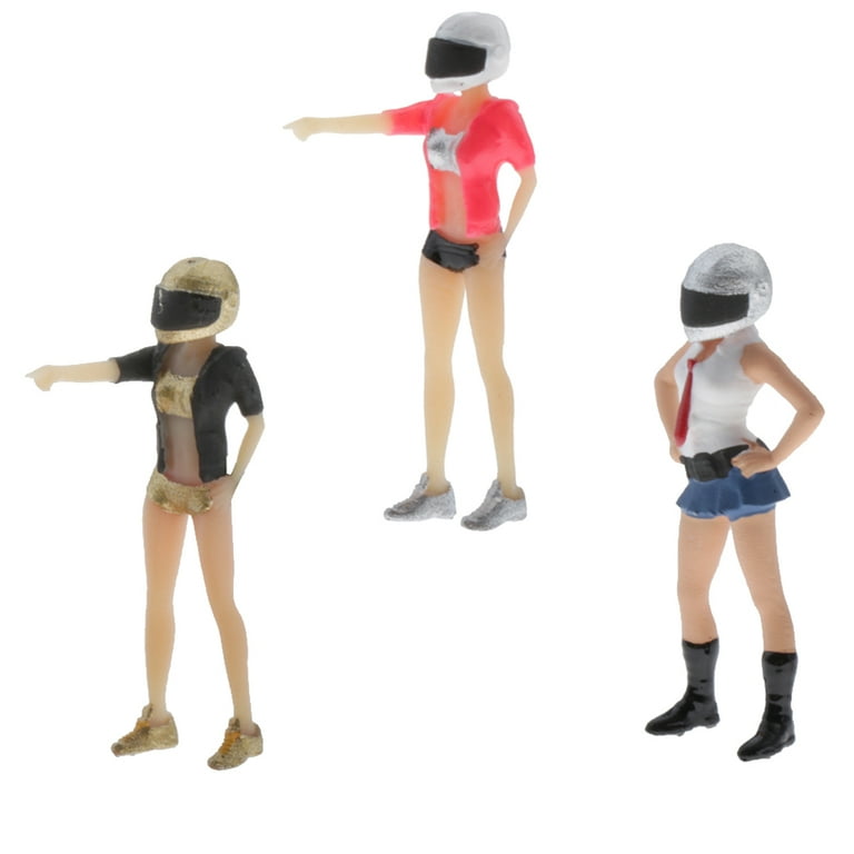 1//64 Mini Tiny Figure Resin People Street Sand Table Scenario for Matchbox